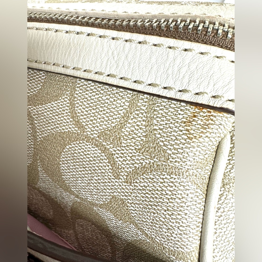 COACH SPEEDY TOTE PINK SIGNATURE C - Picture 8 of 12
